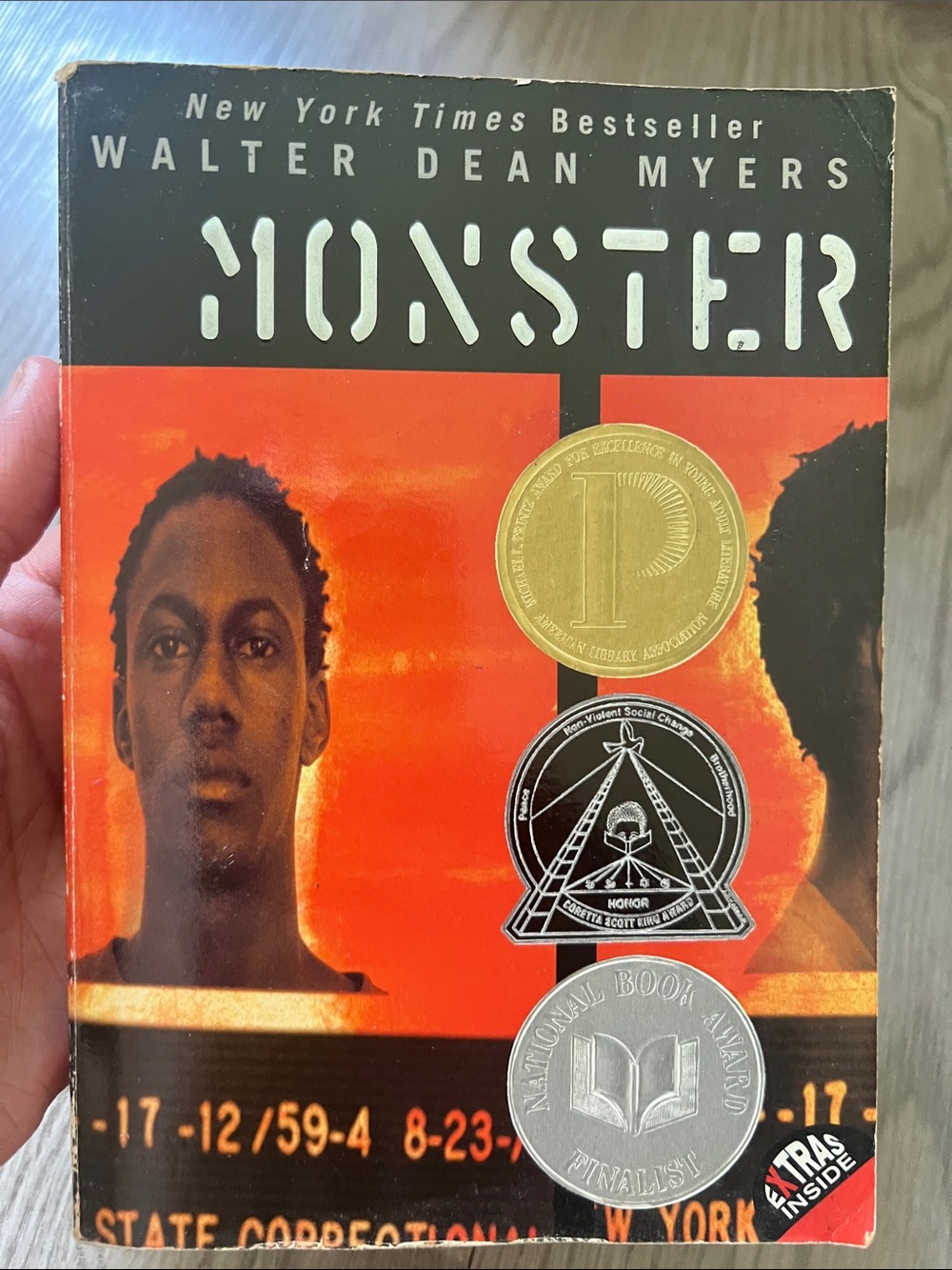 Harper Black and Orange 'Monster' Notebook